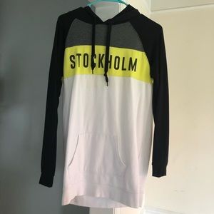 Forever 21 long Stockholm hoodie
